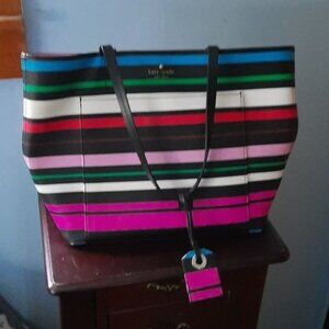 Kate Spade Small Harding Street Riley Striped Tote